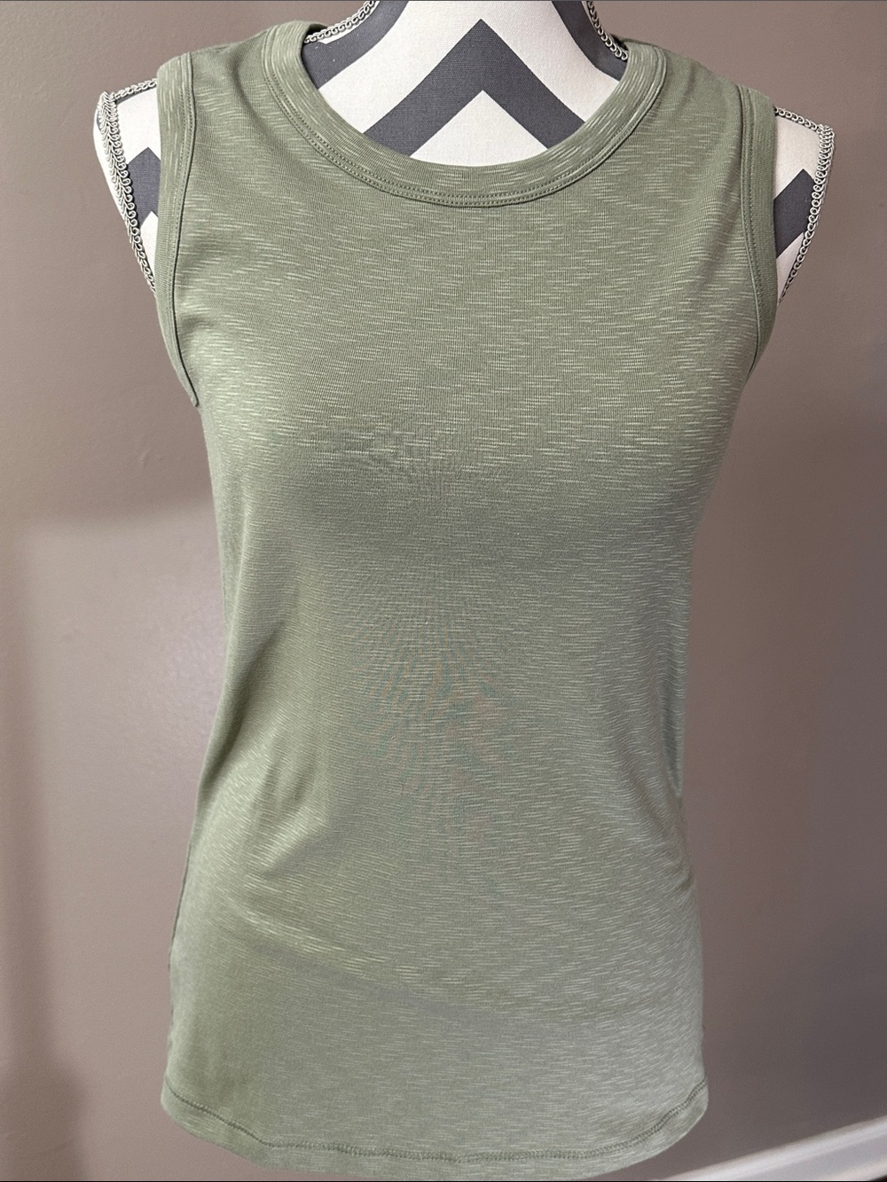 RACHEL ZOE Medium Layering Essential Tank Sage Green new without tags